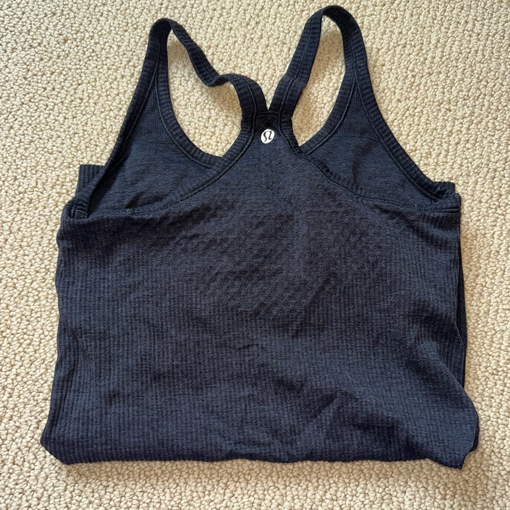 lululemon athletica Black Tank Top